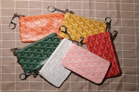 goyard wallet keychain|goyard wallet card holder.